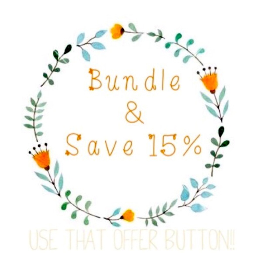 Bundle 2+ items for 15% off + discount shipping!